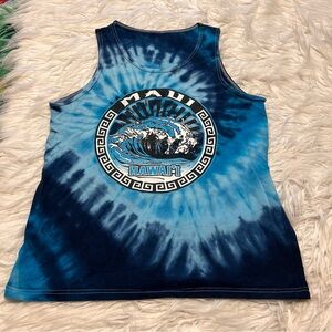 MAUI men’s tie dye tank top